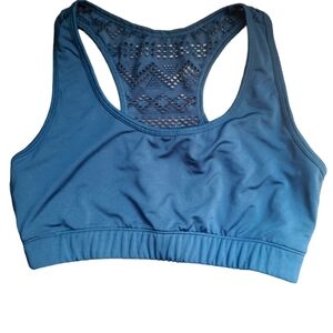 Zyia back crochet bomber bra size M